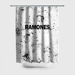 Шторка для душа Ramones dirty ice, цвет: 3D-принт