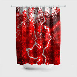Шторка для ванной Dead by daylight молнии в красках