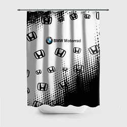 Шторка для душа BMW x honda pattern, цвет: 3D-принт