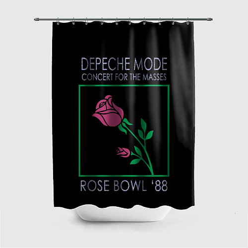 Шторка для ванной Depeche Mode - Rose Bowl / 3D-принт – фото 1