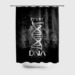 Шторка для душа Its my DNA, цвет: 3D-принт