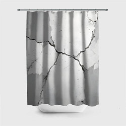 Шторка для ванной Растрескавшийся бетон