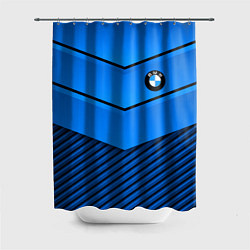 Шторка для ванной BMW geometry blue