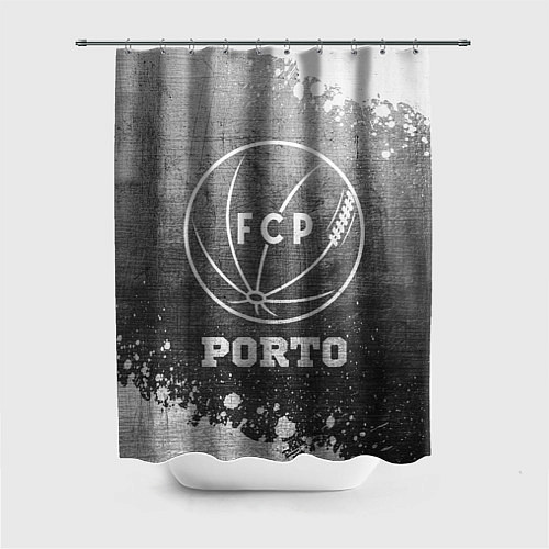 Шторка для ванной Porto - grey gradient / 3D-принт – фото 1