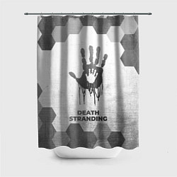 Шторка для ванной Death Stranding - white gradient