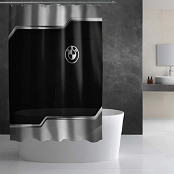 Шторка для душа BMW авто текстура, цвет: 3D-принт — фото 2