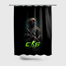 Шторка для ванной CS counter terrorist