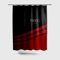 Шторка для ванной AUDI carbon metal