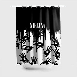 Шторка для ванной Nirvana rok hand