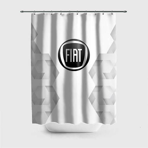 Шторка для ванной Fiat white poly / 3D-принт – фото 1