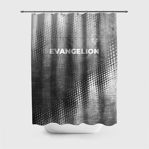 Шторка для ванной Evangelion - grey gradient посередине / 3D-принт – фото 1