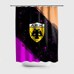 Шторка для ванной AEK fc geometry splash