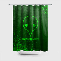 Шторка для ванной Evangelion - green gradient