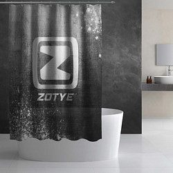 Шторка для душа Zotye - grey gradient, цвет: 3D-принт — фото 2