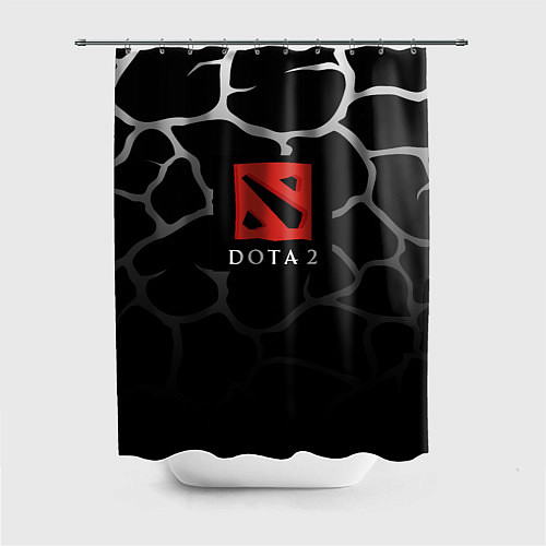 Шторка для ванной DOTA2 земля / 3D-принт – фото 1