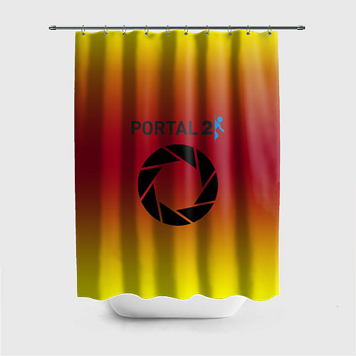 Шторка для ванной Portal 2 gradient / 3D-принт – фото 1