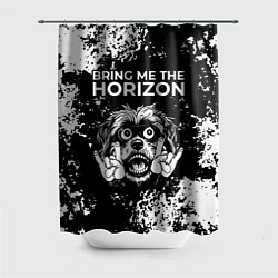 Шторка для ванной Bring Me the Horizon рок пес