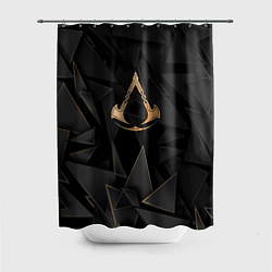 Шторка для ванной Assassins Creed golden poly