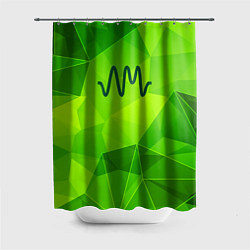 Шторка для ванной Arctic Monkeys green poly