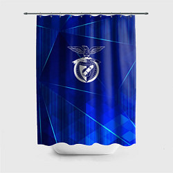 Шторка для ванной Benfica blue poly