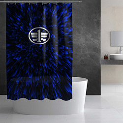 Шторка для душа FAW blue energy, цвет: 3D-принт — фото 2