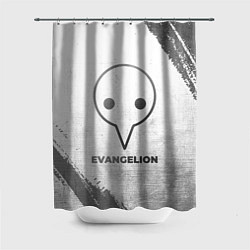 Шторка для душа Evangelion - white gradient, цвет: 3D-принт