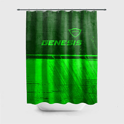 Шторка для ванной Genesis - green gradient посередине