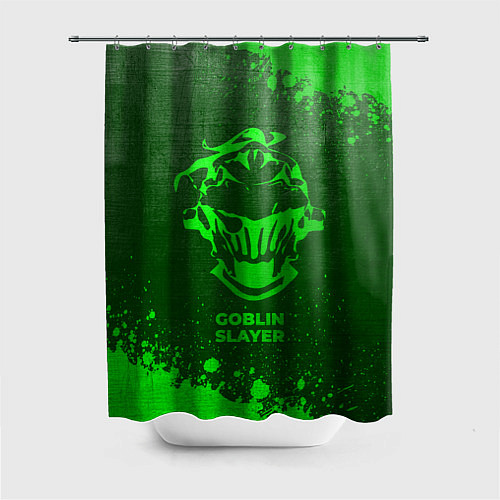 Шторка для ванной Goblin Slayer - green gradient / 3D-принт – фото 1