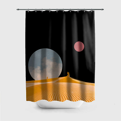 Шторка для ванной Arrakis sandworm Dune / 3D-принт – фото 1