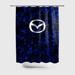 Шторка для душа Mazda blue energy, цвет: 3D-принт
