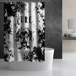 Шторка для душа The Cure - рок пес, цвет: 3D-принт — фото 2