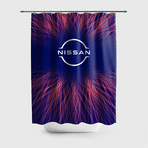 Шторка для ванной Nissan red energy / 3D-принт – фото 1