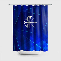 Шторка для ванной Nightwish blue poly