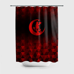 Шторка для ванной Angels of Death red poly