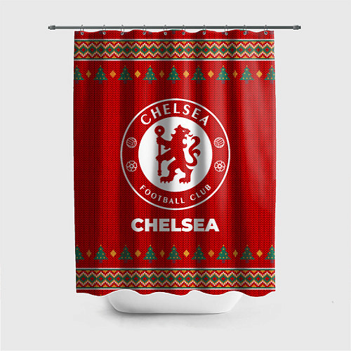 Шторка для ванной Chelsea new year / 3D-принт – фото 1