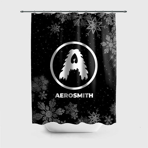 Шторка для ванной Снежный Aerosmith / 3D-принт – фото 1
