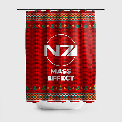Шторка для ванной Mass Effect new year / 3D-принт – фото 1