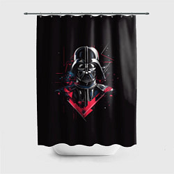 Шторка для ванной Darth Vader on black