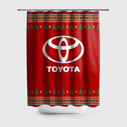 Шторка для ванной Toyota new year / 3D-принт – фото 1