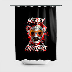 Шторка для ванной Merry Christmas Terrifier