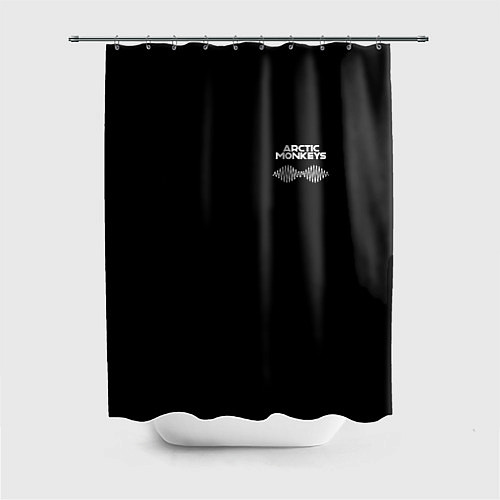 Шторка для ванной Arctic Monkeys - classic black color / 3D-принт – фото 1