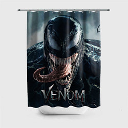 Шторка для ванной Venom head with tongue