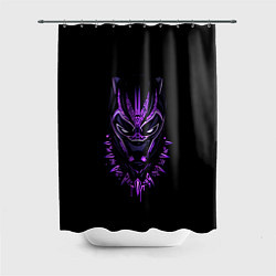 Шторка для душа Black Panther head, цвет: 3D-принт