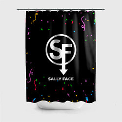 Шторка для ванной Sally Face конфети