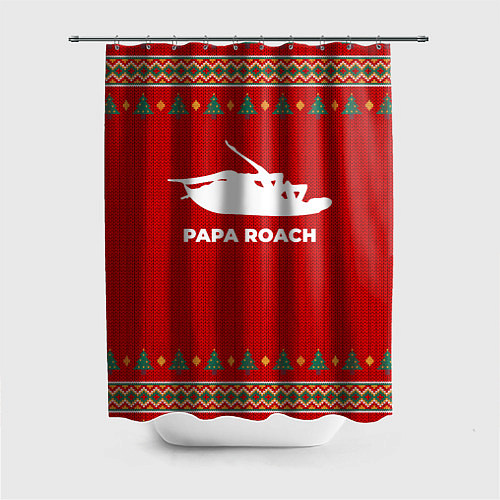 Шторка для ванной Papa Roach new year / 3D-принт – фото 1