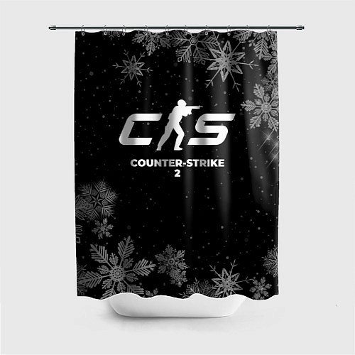 Шторка для ванной Снежный Counter-Strike 2 / 3D-принт – фото 1
