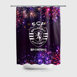 Шторка для ванной Праздничный Sporting