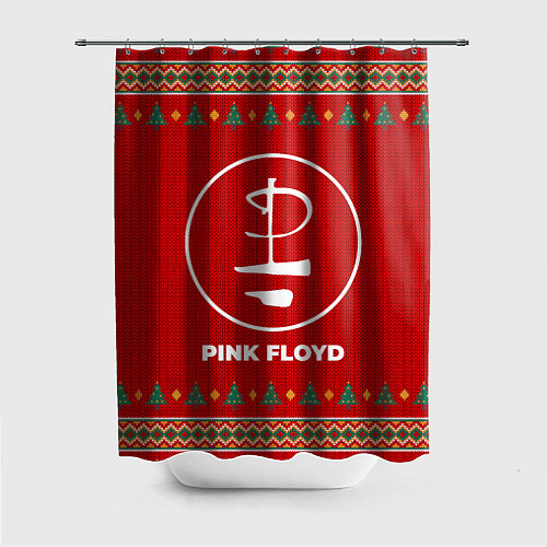 Шторка для ванной Pink Floyd new year / 3D-принт – фото 1