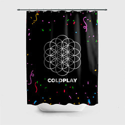 Шторка для ванной Coldplay конфети