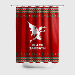 Шторка для ванной Black Sabbath new year